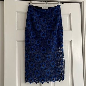 Sandro midi skirt size 0